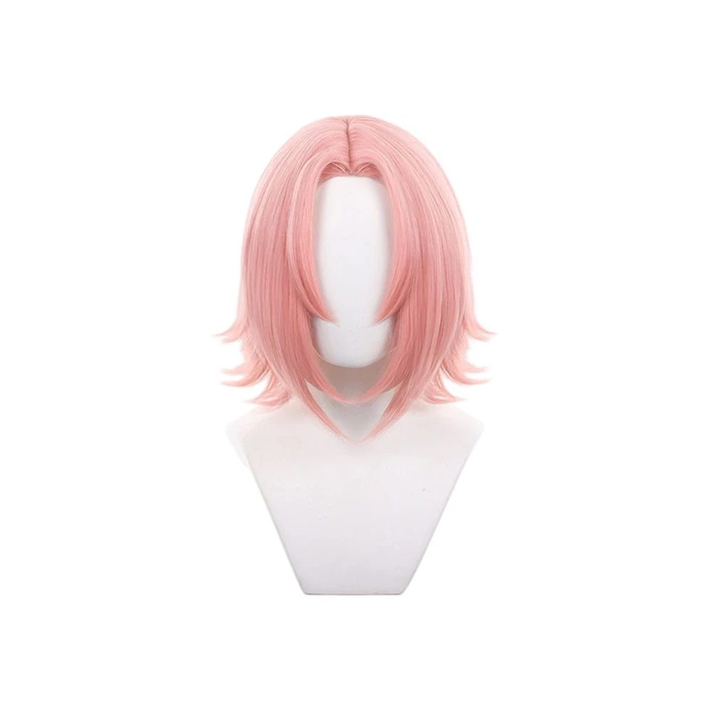 Frieren Cosplay Prop - Anime Cosplay Haruno Sakura Wig Short