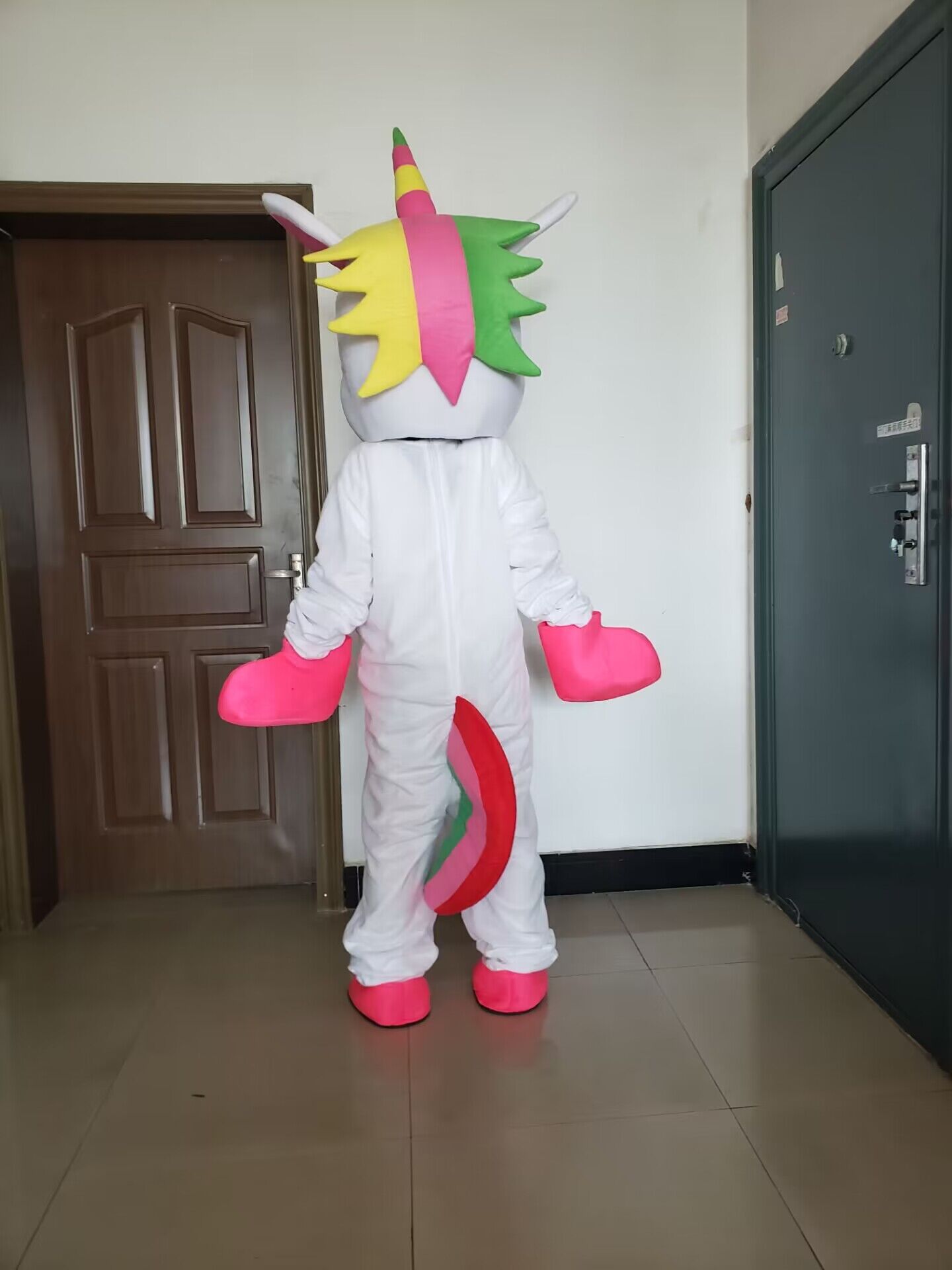 Adult Unicorn Mascot Costume C - Cosplay Prop Business reseña y precio