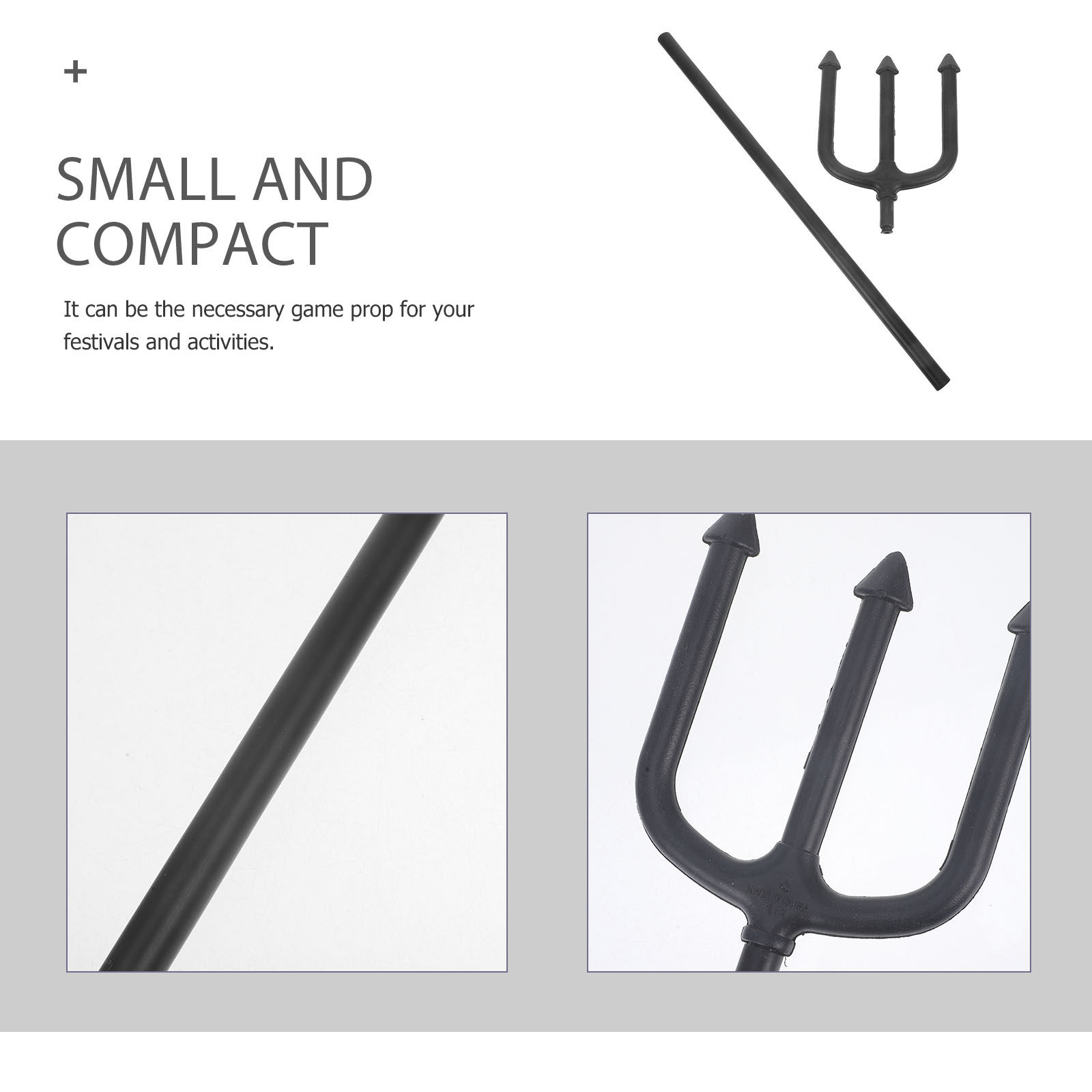 Devil Fork Prop Halloween Deco - Cosplay Material For Prop reseña y precio
