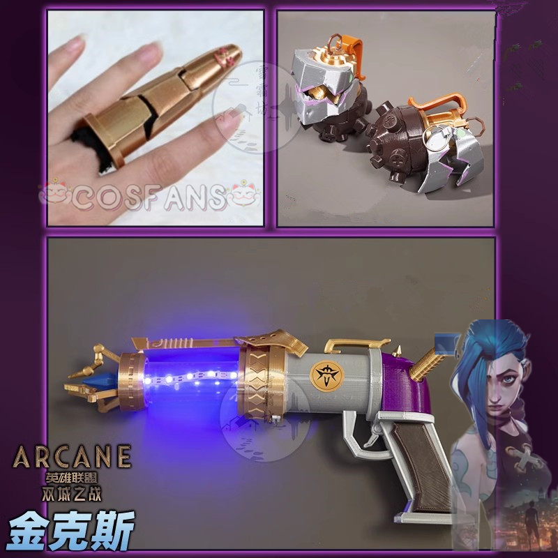 Arcane Jinx Cosplay Pistol Pro - Cosplay Prop Pistol reseña y precio