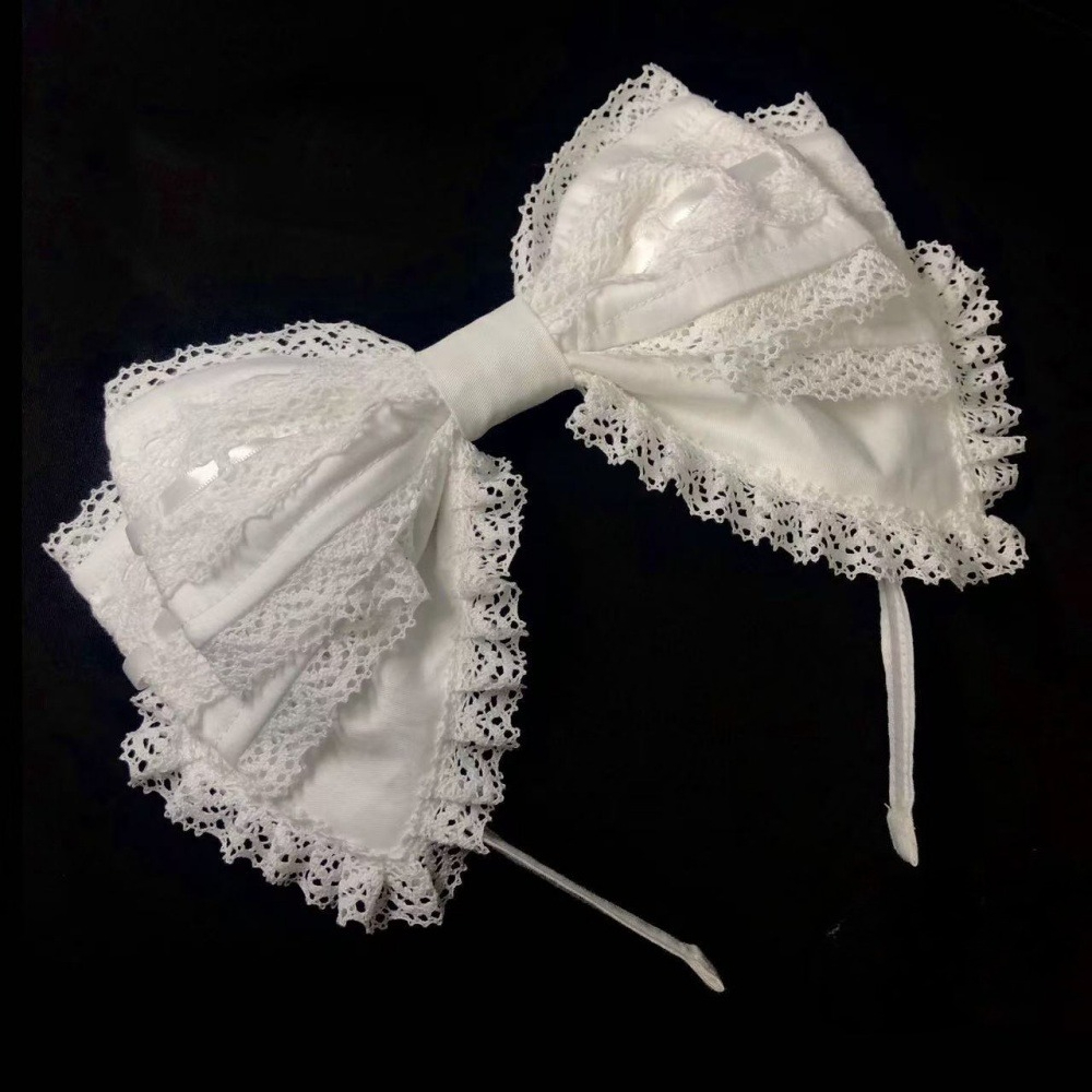 Y2K Lolita Lovely Lace Headban - Cosplay Prop Bow reseña y precio