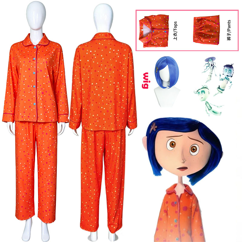Movie Coraline Cosplay Pajamas - Cosplay Prop Making reseña y precio