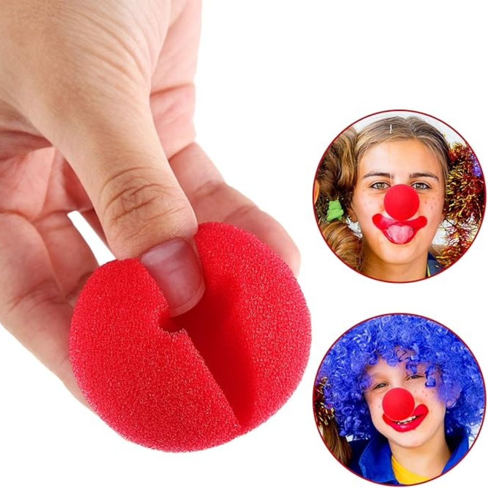 300Pcs -1 Red Funny Clown Nose - Cosplay Prop Foam reseña y precio