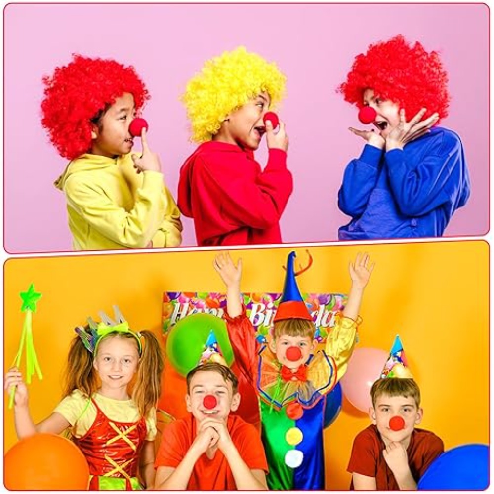 300Pcs -1 Red Funny Clown Nose - Cosplay Prop Foam reseña y precio