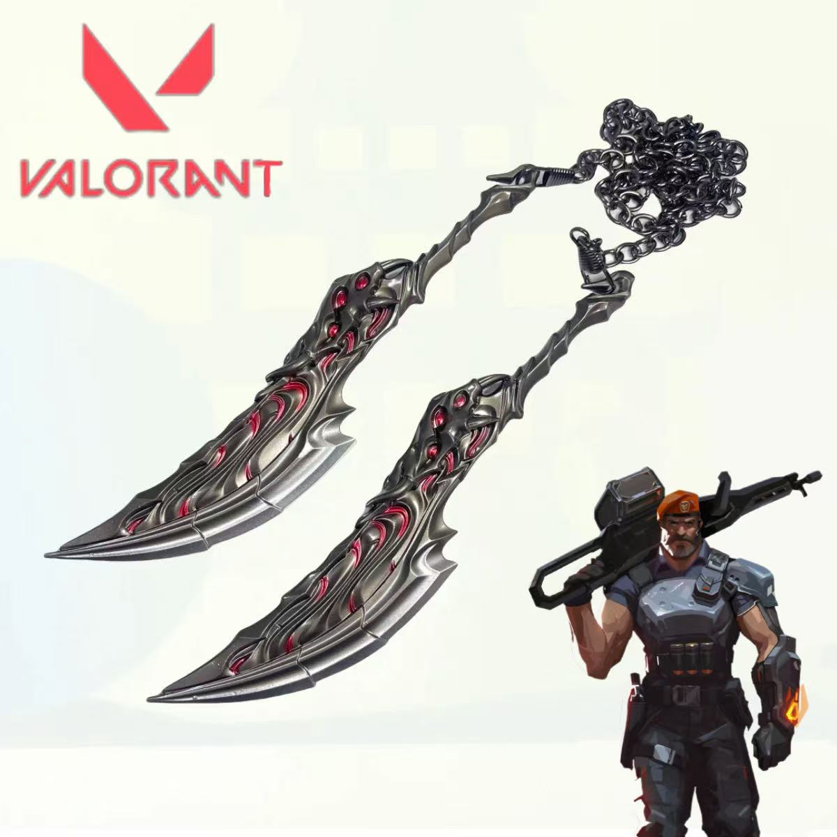 7.1inch Valorant Flame Metal K - Cosplay Flame Prop reseña y precio