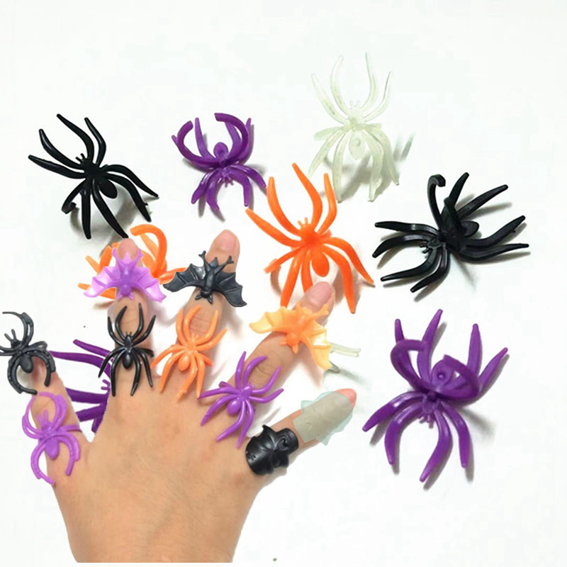 30/60pcs Bat Spider Rings Gift - Cosplay Prop Filler reseña y precio