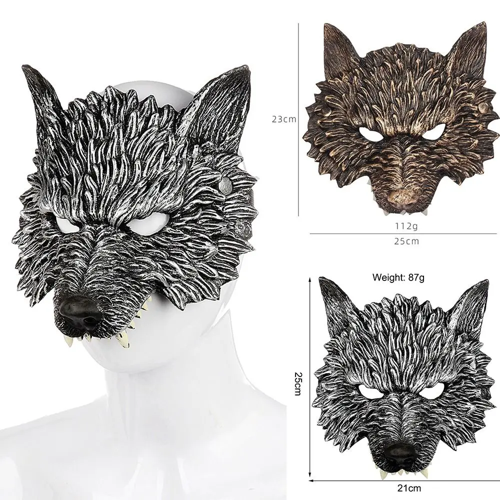 3D Realistic Werewolf Mask Sof - Cosplay Prop Foam reseña y precio