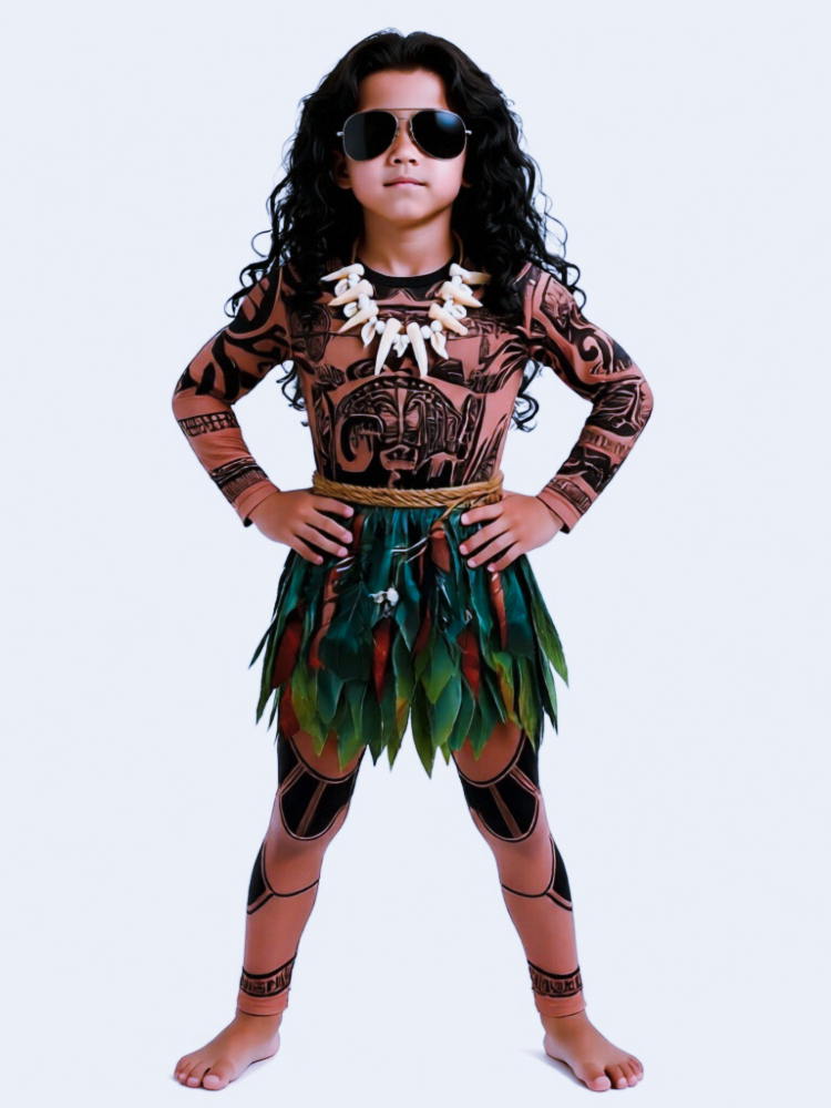 Summer Moana Maui Kids Boys Co - Cosplay Prop Patterns reseña y precio