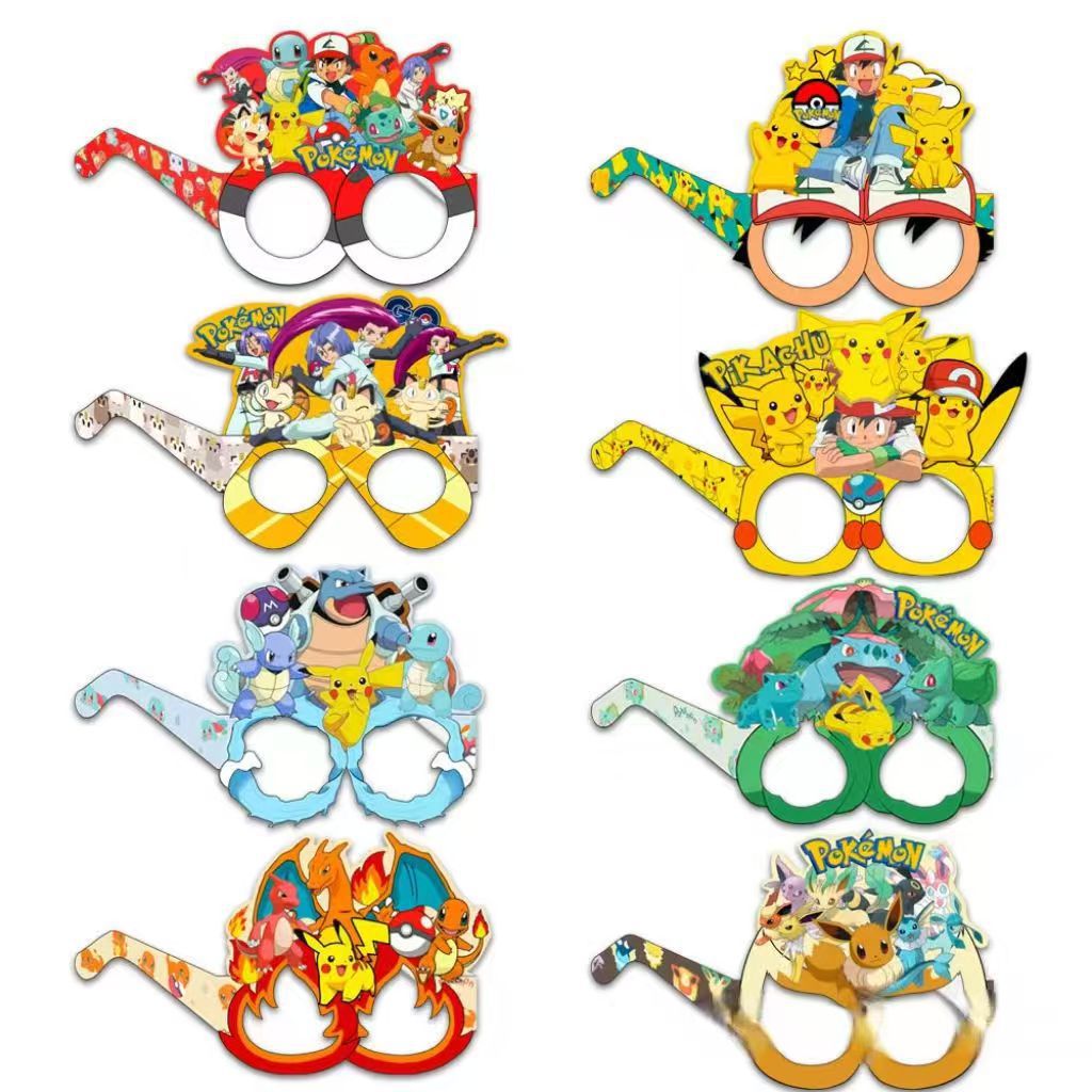 Pokémon-themed paper glasses.  - Cosplay Prop Making reseña y precio