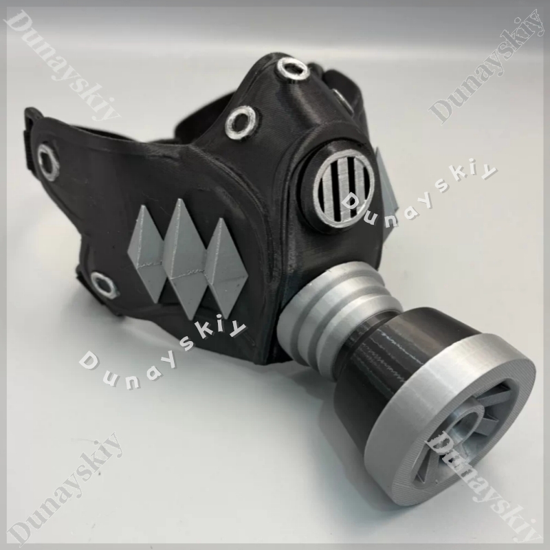 Guita Cyberpunk Gas Mask Green - Cosplay Prop 3D Print reseña y precio