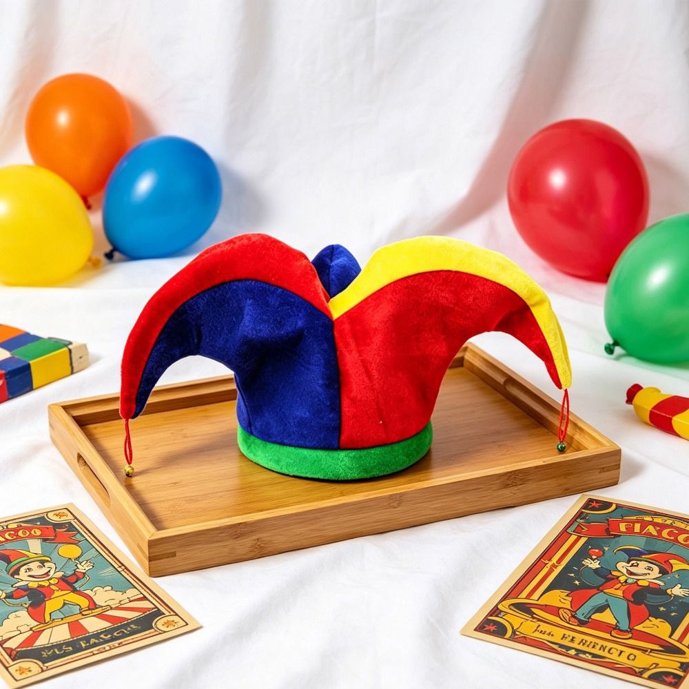 Cap Prop Multicolor Clown Hat  - Cosplay Prop Patterns reseña y precio