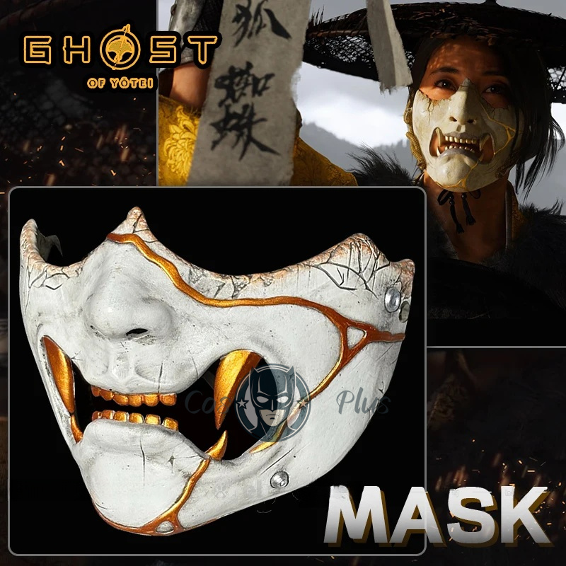 Game Ghost of Yotei Atsu Mask  - Cosplay Prop Making reseña y precio