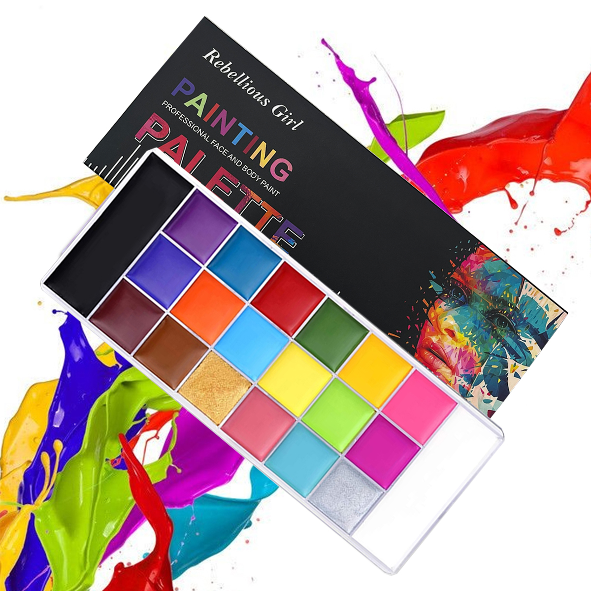20 Colors Professional Face Pa - Cosplay Prop Paint reseña y precio