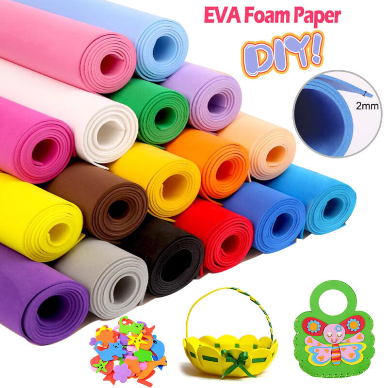 Colorful EVA Foam Sheets 2mm T - Cosplay Prop Foam reseña y precio