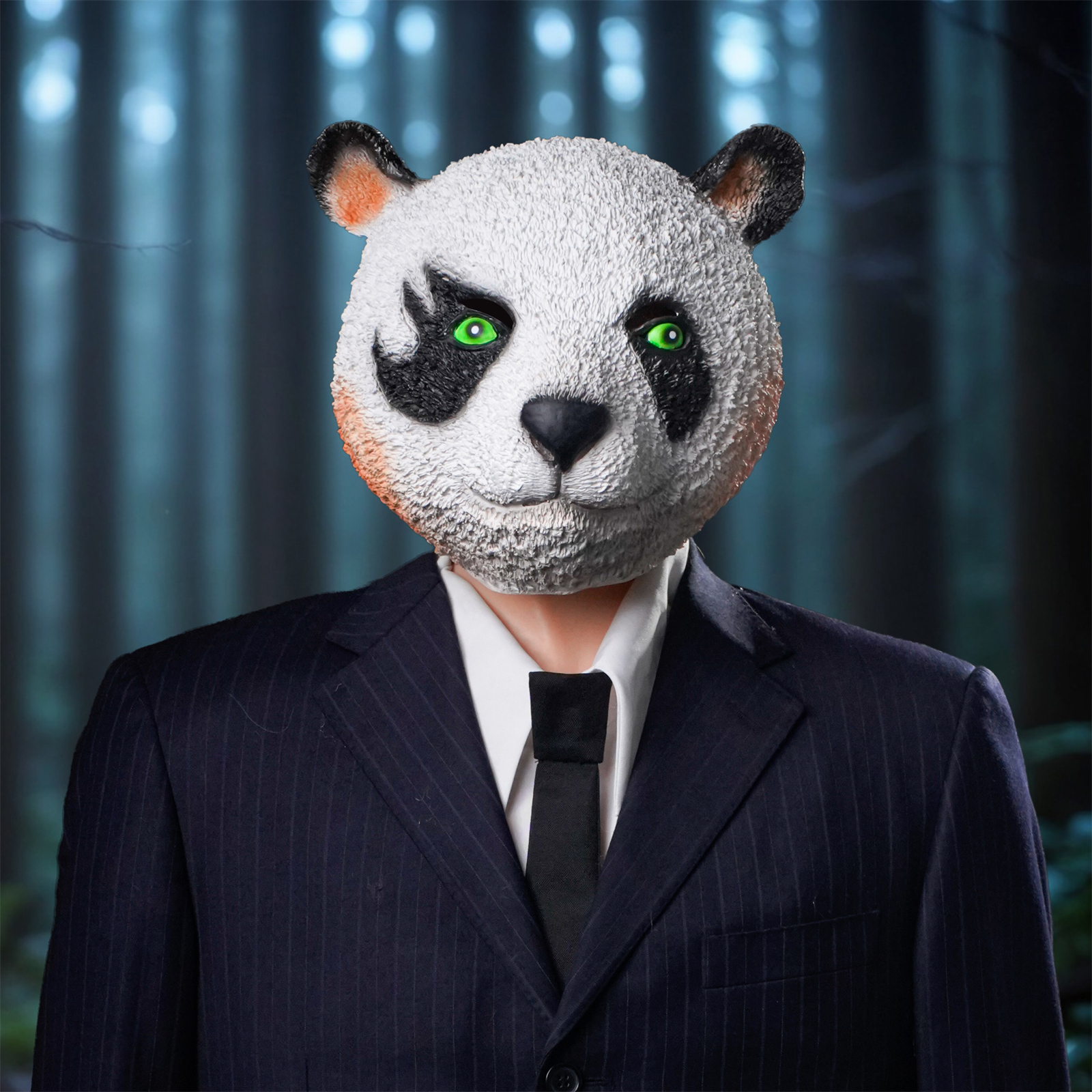 Panda Latex Mask - Movie-Grade - Cosplay Prop Paint reseña y precio