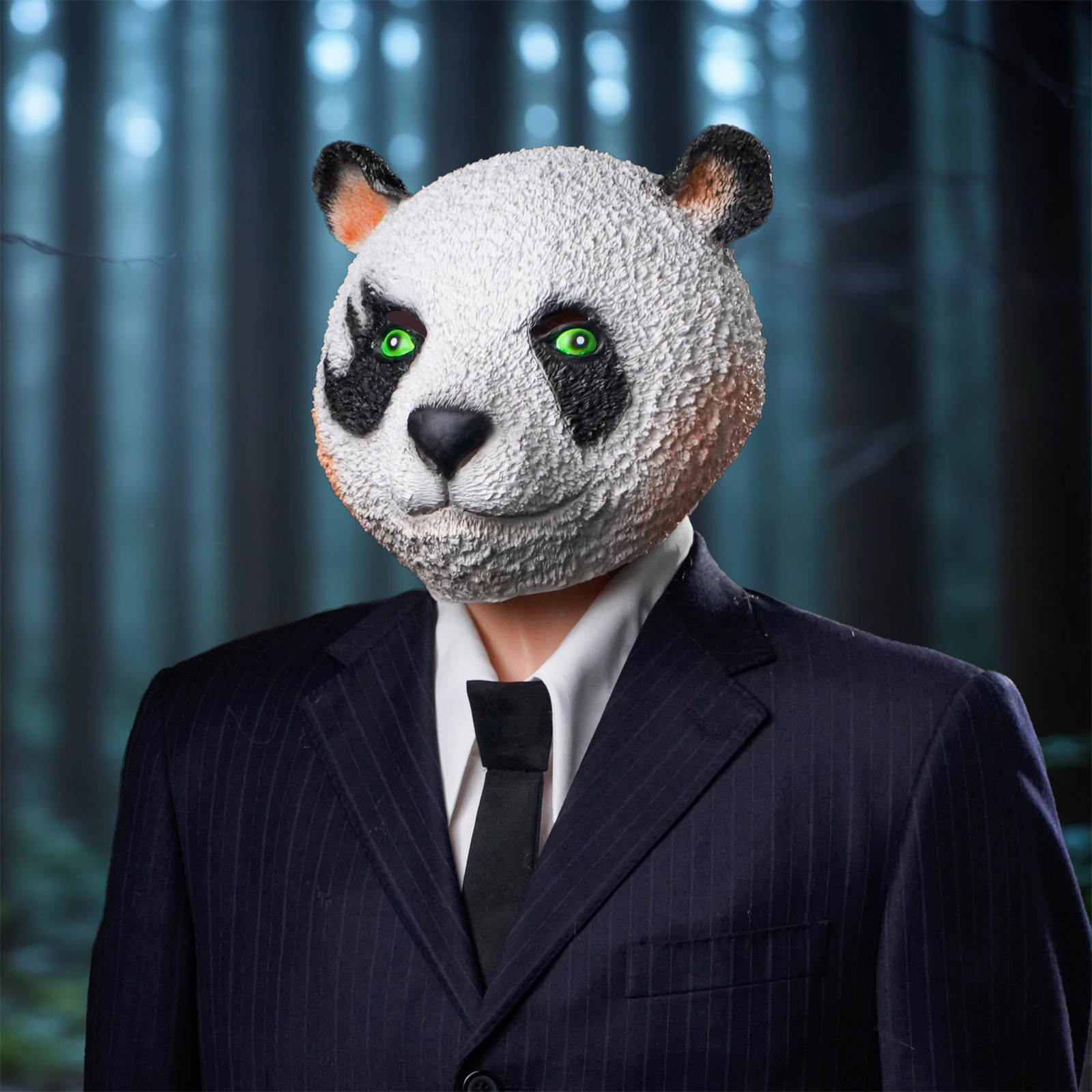 Panda Latex Mask - Movie-Grade - Cosplay Prop Paint reseña y precio