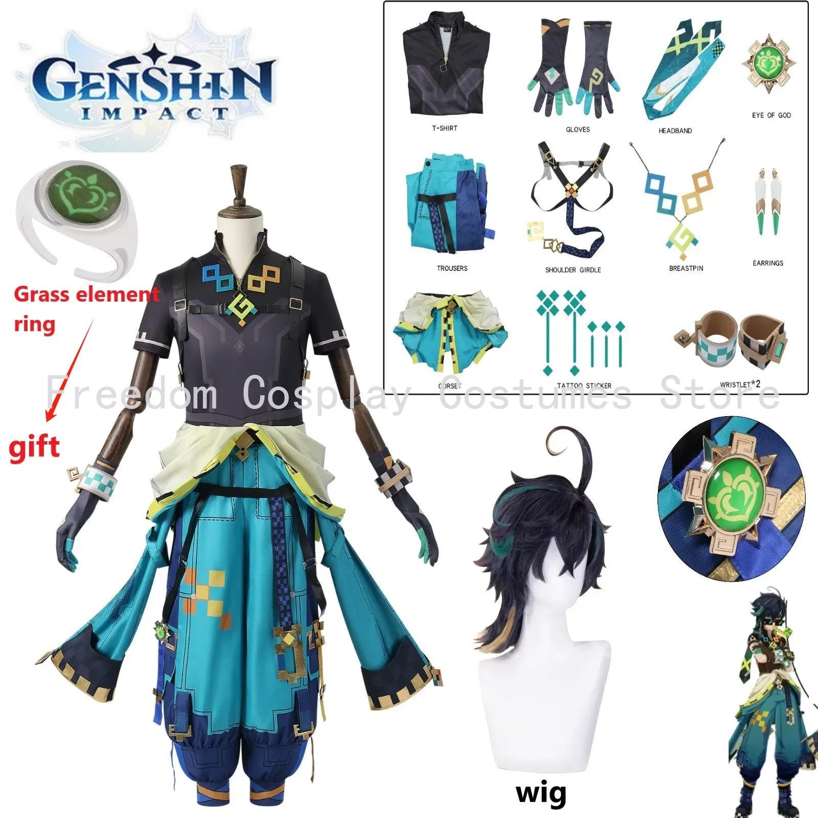 Game Genshin Impact Kinich Cos - Prop For Cosplay reseña y precio