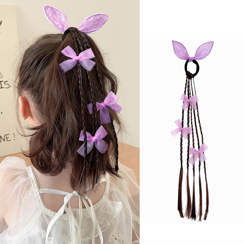 1PC Girls Bow Rabbit Ears Wigs - Cosplay Prop Bow reseña y precio