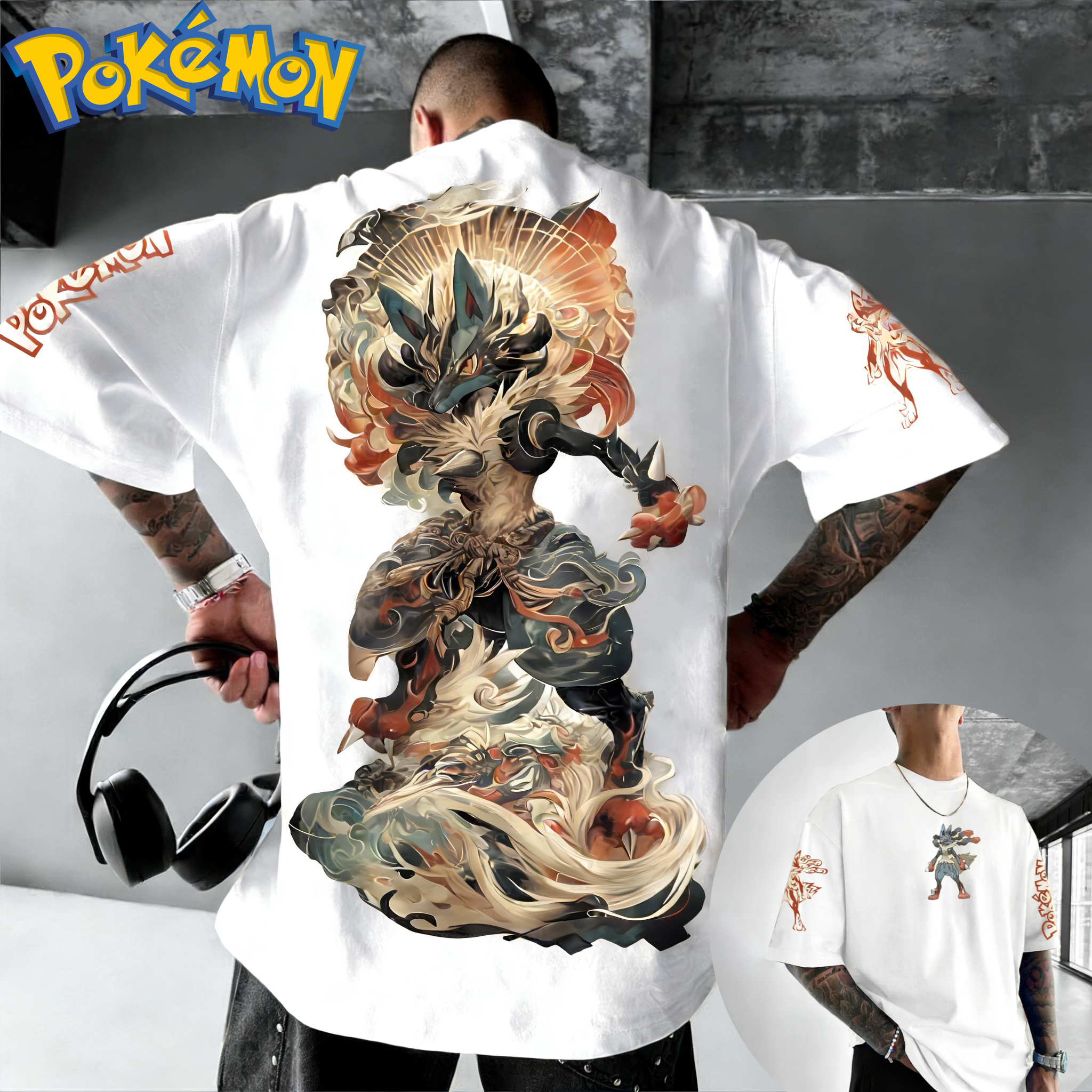New Pokemon Cotton T Shirt wit - Cosplay Flame Prop reseña y precio