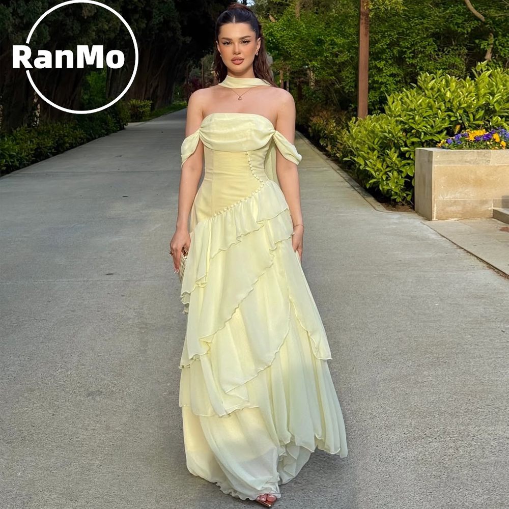 Ranmo Prom Gown Yellow Straple - Briar Cosplay Prop reseña y precio