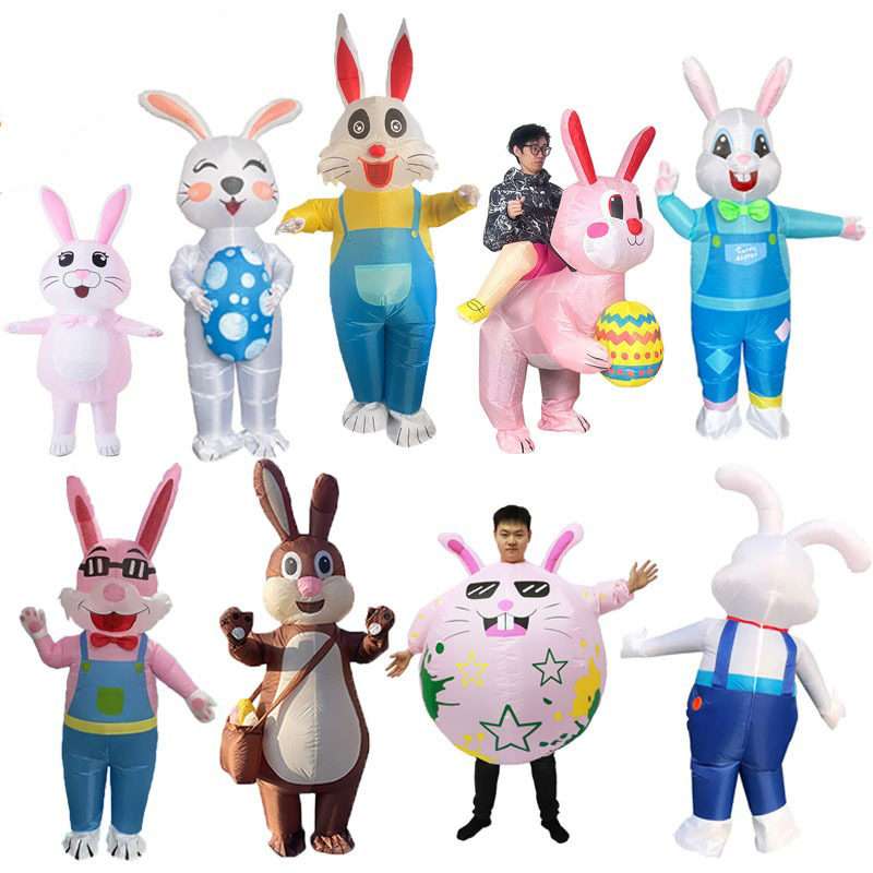 Rabbit Inflatable Suit Christm - Cosplay Prop Business reseña y precio