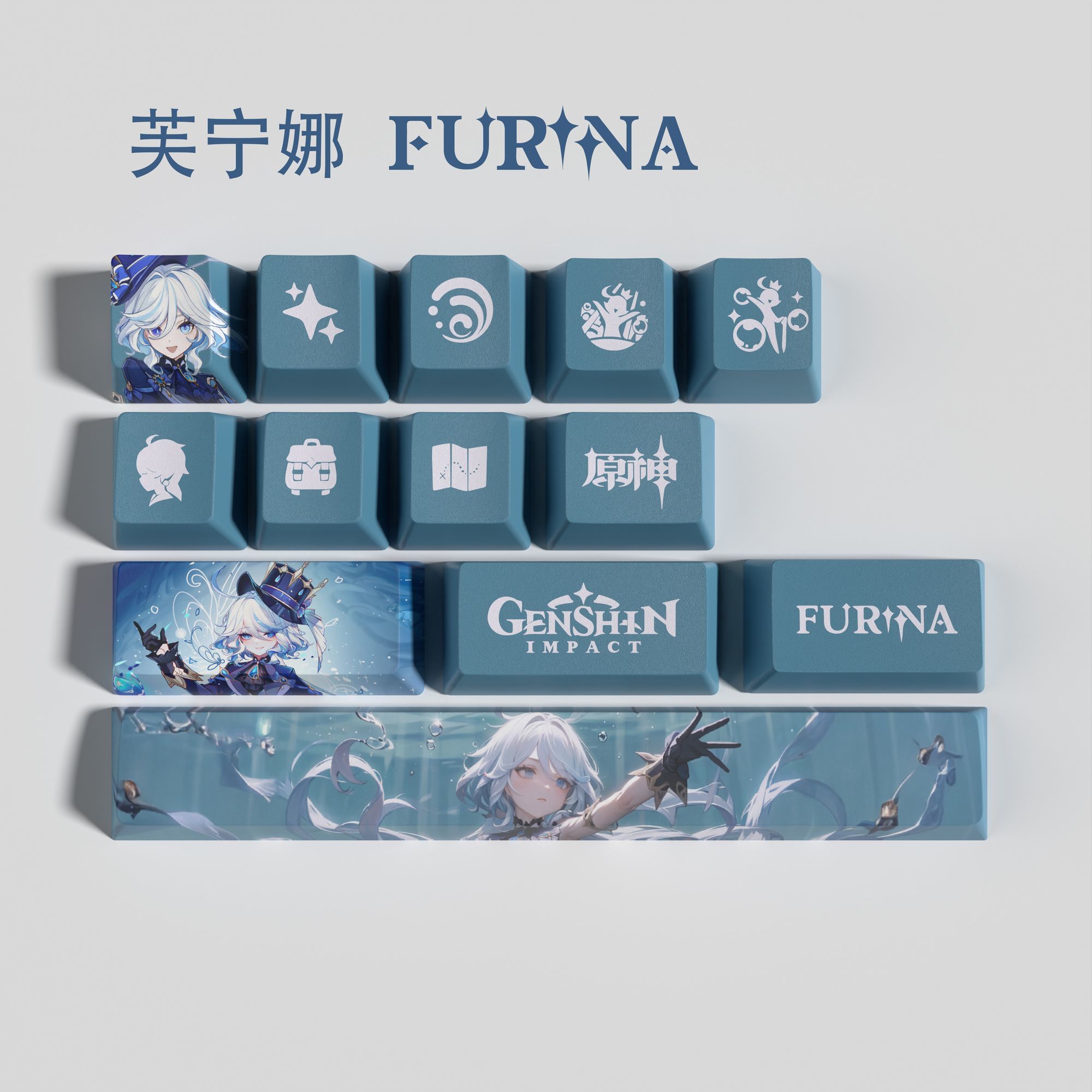 Genshin Impact Keycap New 13 K - Cosplay Material For Prop reseña y precio