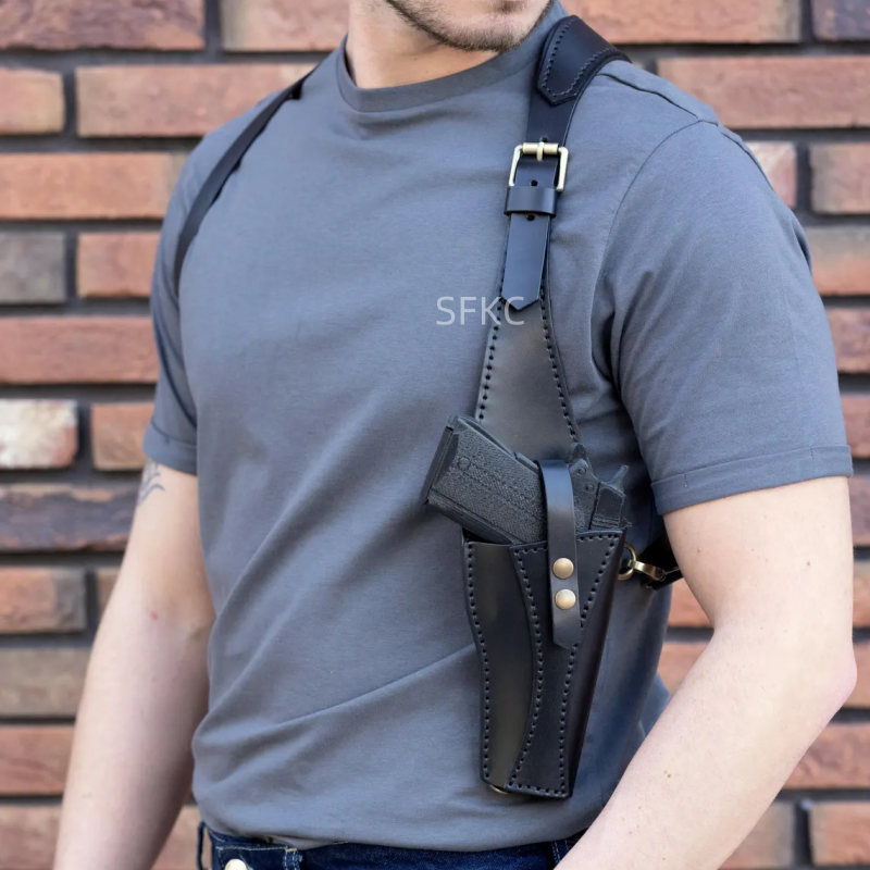 Punk Leather Shoulder Bag For  - Cosplay Prop Pistol reseña y precio