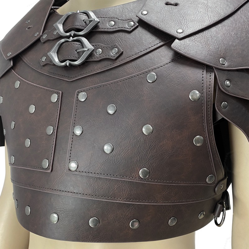 Medieval Studded Shoulder Ches - Prop For Cosplay reseña y precio