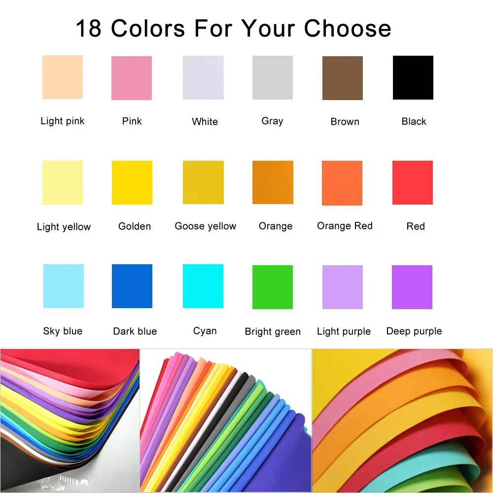 1/18Pcs Colorful EVA Foam Shee - Cosplay Prop Foam reseña y precio