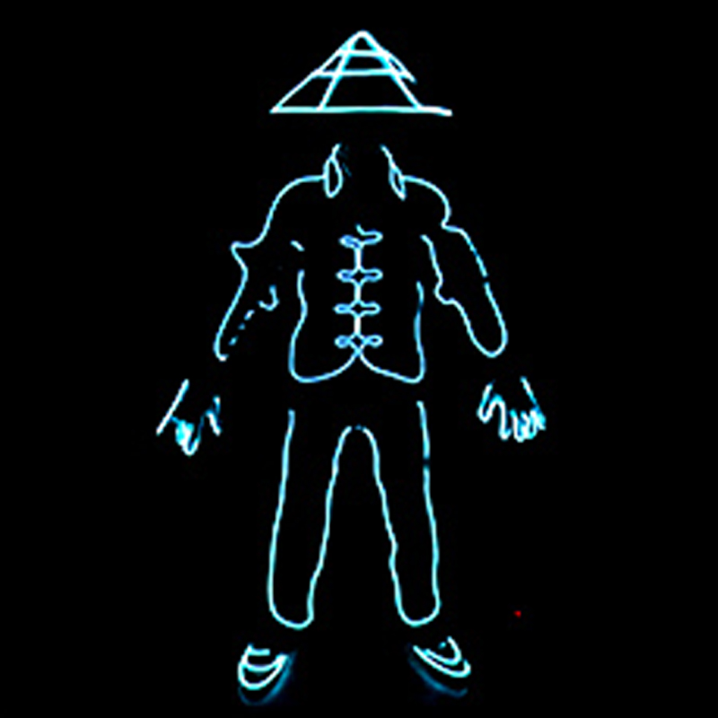 EL Wire LED Clothes Portable N - Cosplay Material For Prop reseña y precio