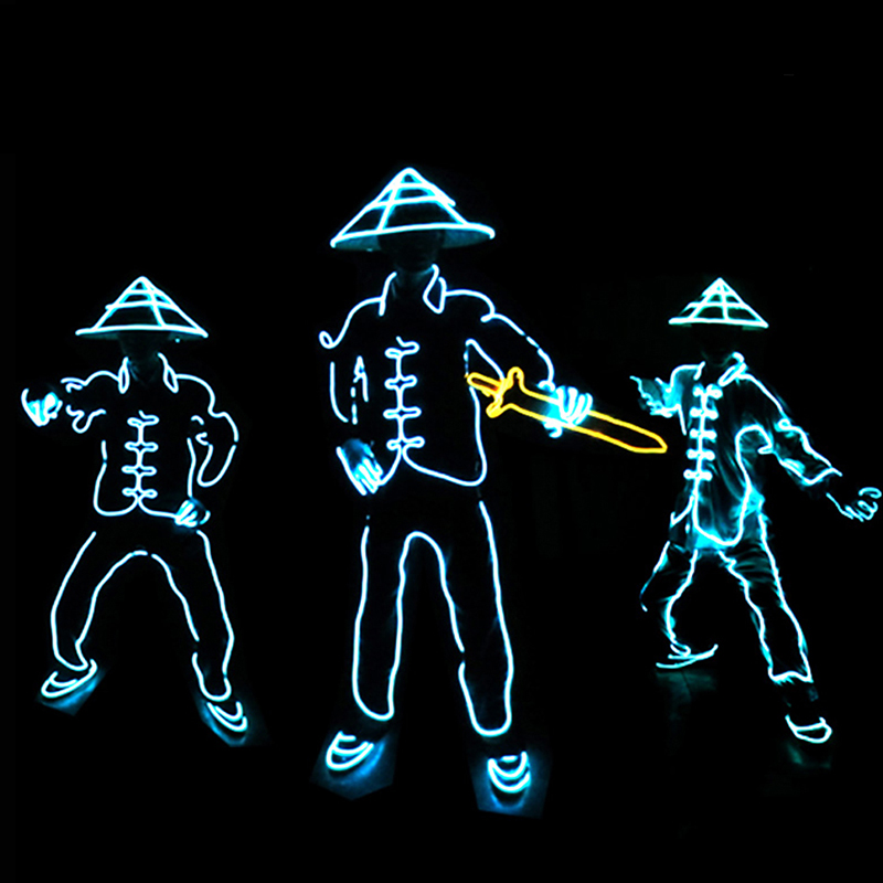 EL Wire LED Clothes Portable N - Cosplay Material For Prop reseña y precio