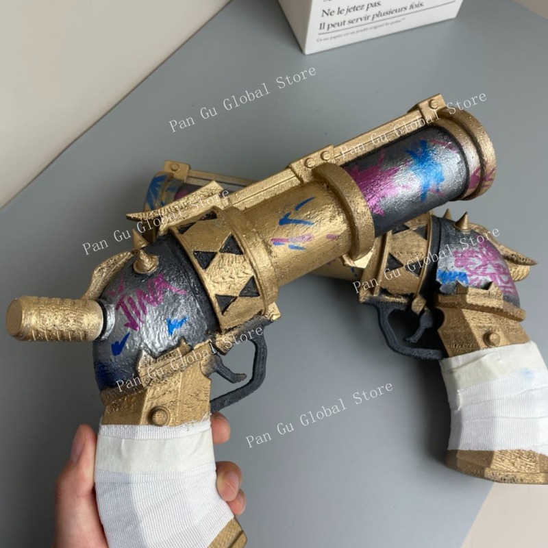 28cm/11.02in Jinx Pistol Custo - Cosplay Prop 3D Print reseña y precio