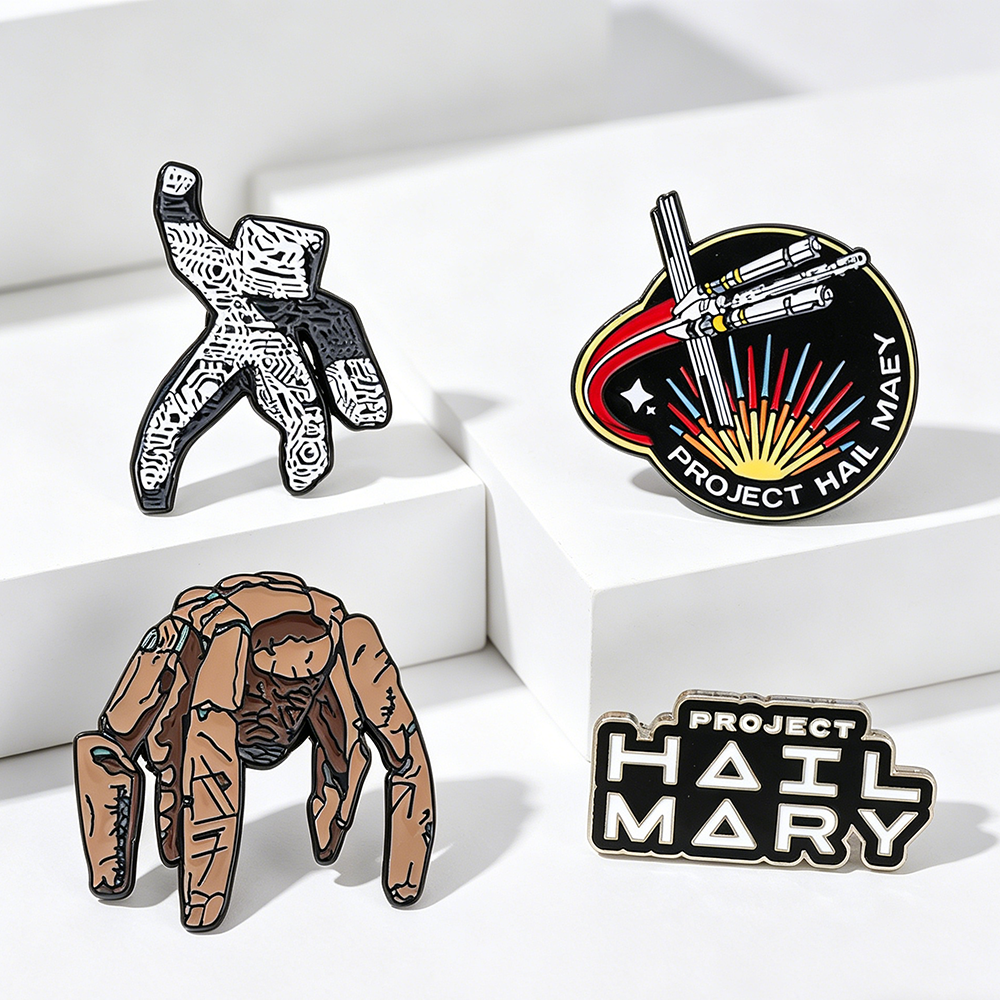 4pc Sci-Fi Enamel Pin Set Proj - Cosplay Prop Bag reseña y precio