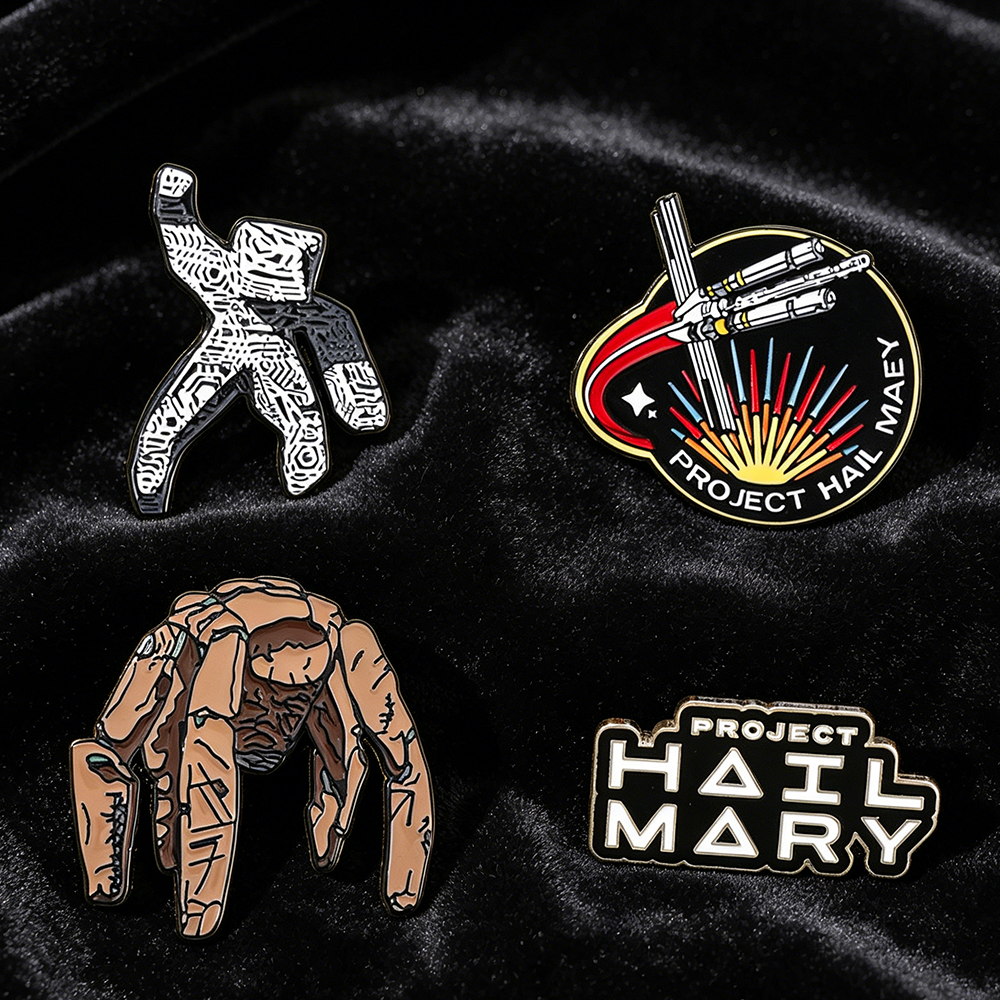 4pc Sci-Fi Enamel Pin Set Proj - Cosplay Prop Bag reseña y precio