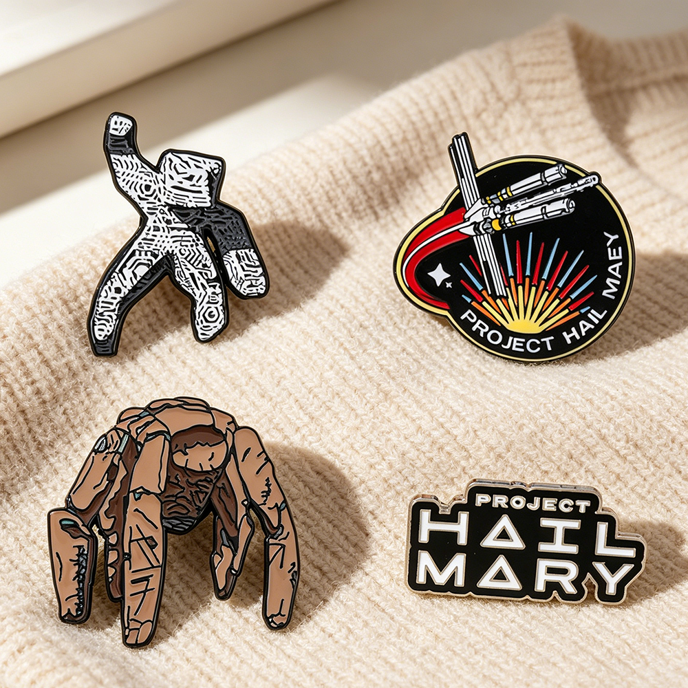 4pc Sci-Fi Enamel Pin Set Proj - Cosplay Prop Bag reseña y precio
