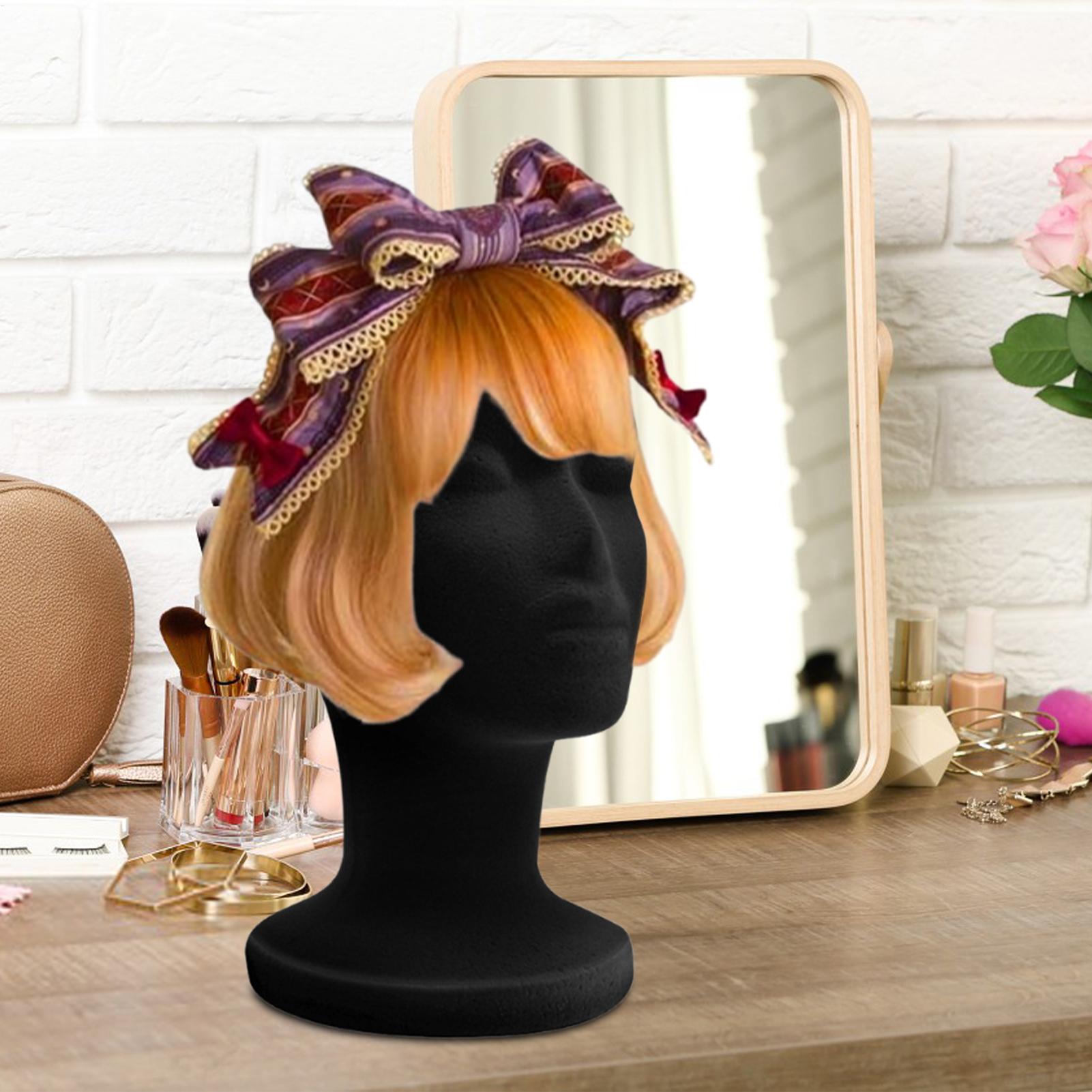 Mannequin Head Foam Black Velv - Cosplay Prop Foam reseña y precio