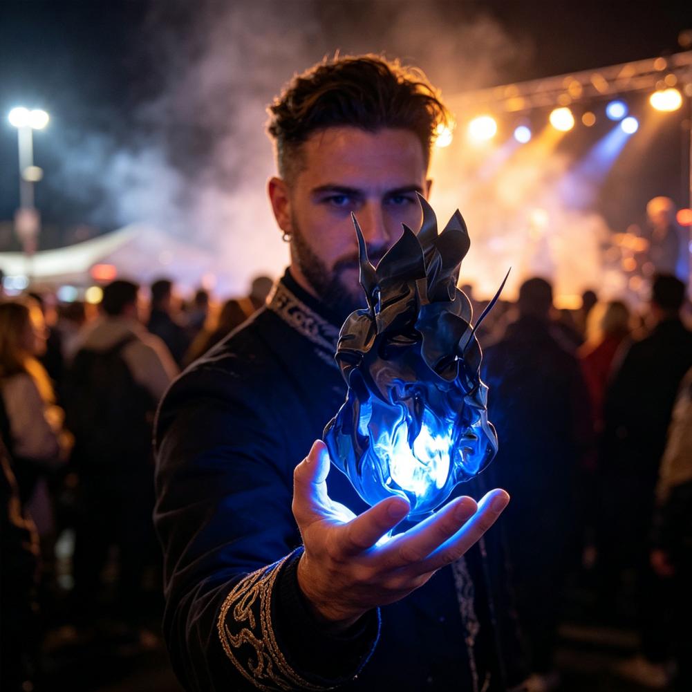 Cosplay Fireball Props Glowing - Cosplay Flame Prop reseña y precio