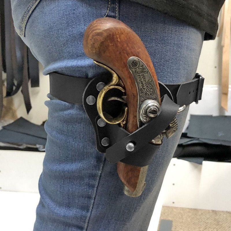 Mini Pistol Derringer Leg Gart - Cosplay Prop Pistol reseña y precio