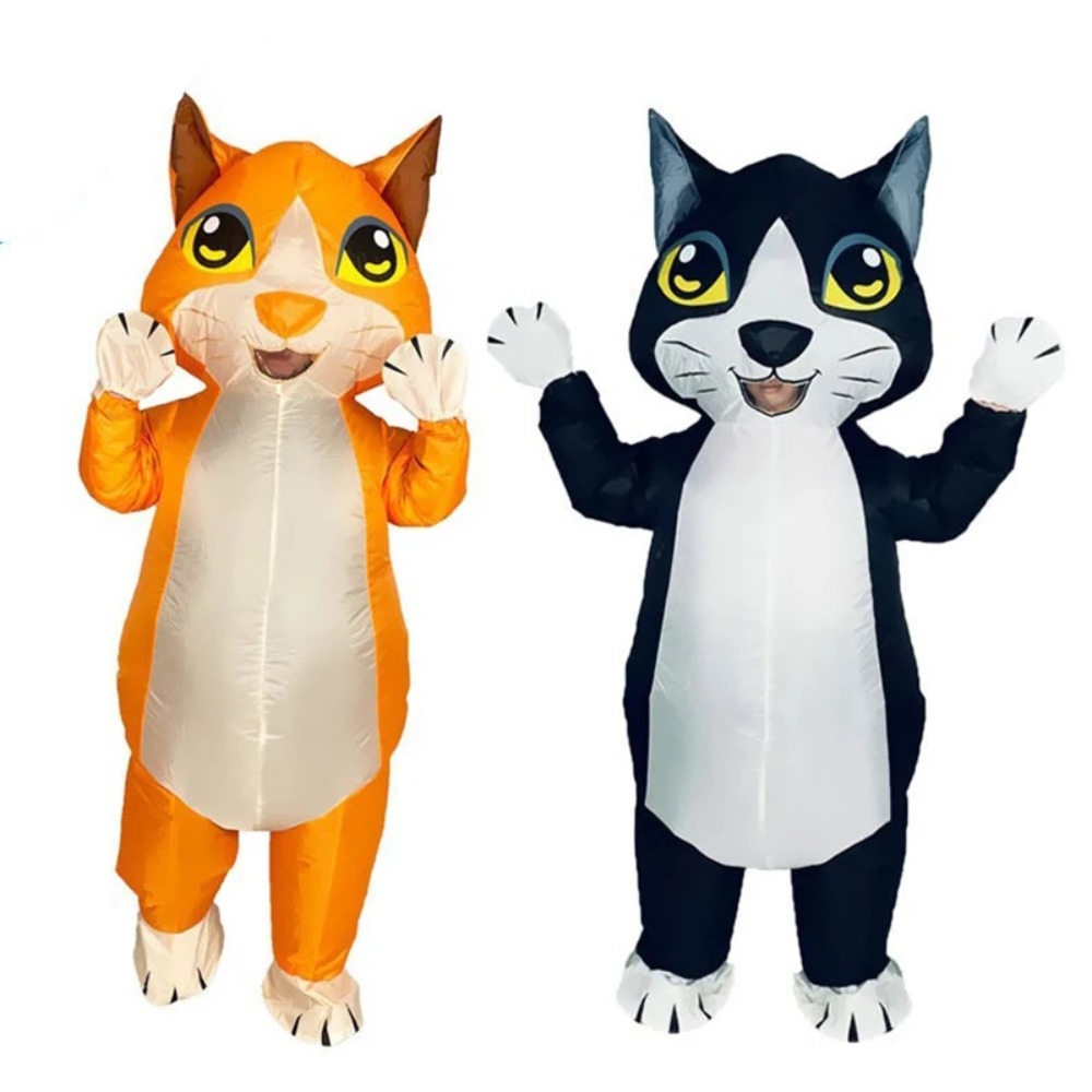Orange Black Cat Inflatable Su - Cosplay Prop Business reseña y precio