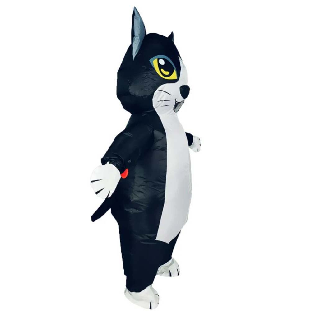 Orange Black Cat Inflatable Su - Cosplay Prop Business reseña y precio