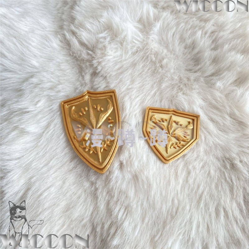 Golden school emblem tsukinomo - Cosplay Prop 3D Print Settings reseña y precio