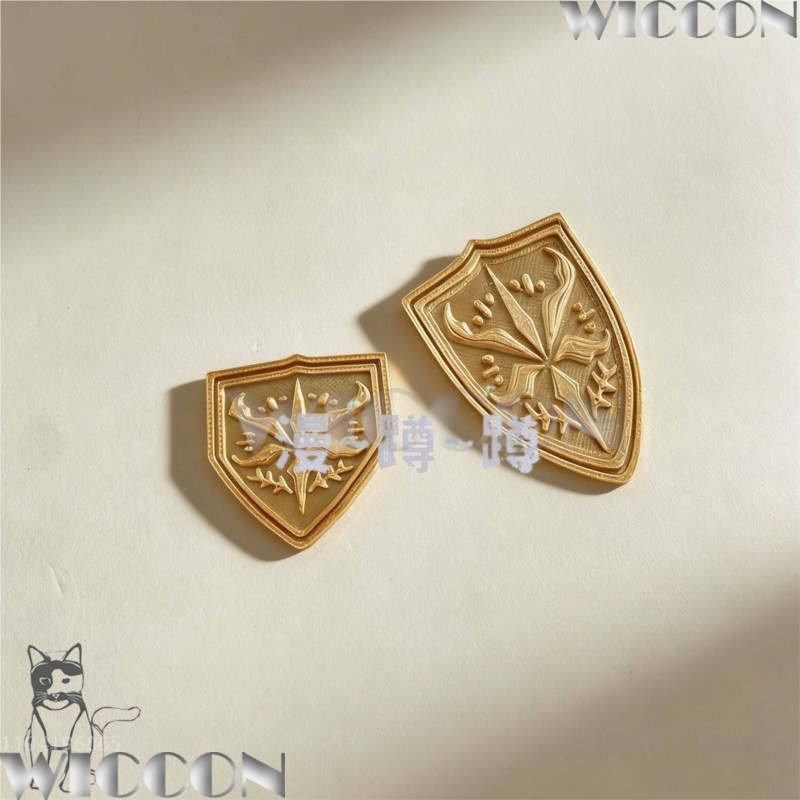 Golden school emblem tsukinomo - Cosplay Prop 3D Print Settings reseña y precio