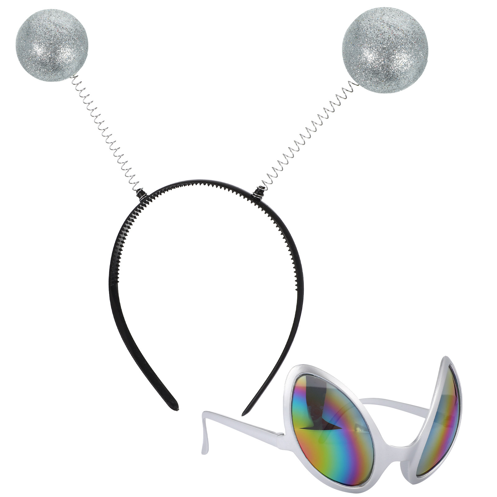 2Pcs Saucer Man Glasses and Ha - Cosplay Material For Prop reseña y precio