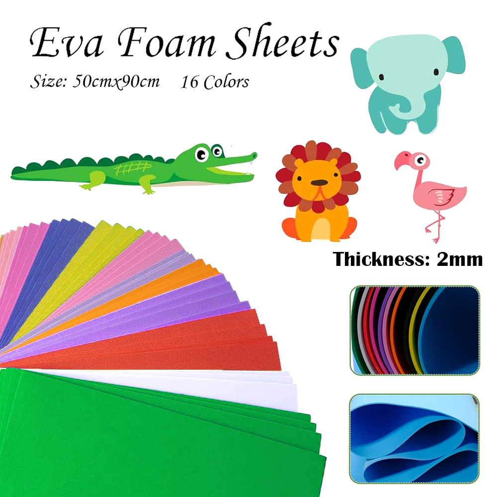 16 Colors Colorful EVA Foam Sh - Cosplay Prop Foam reseña y precio