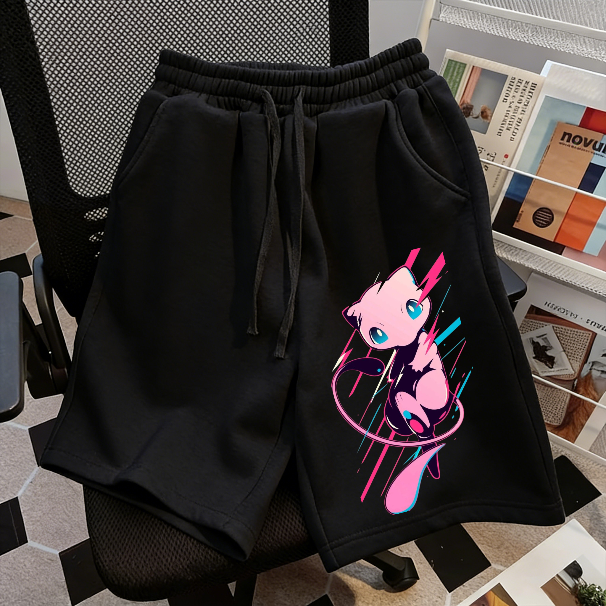 Summer Mewtwo Pokemon Shorts f - Pokeball Cosplay Prop reseña y precio