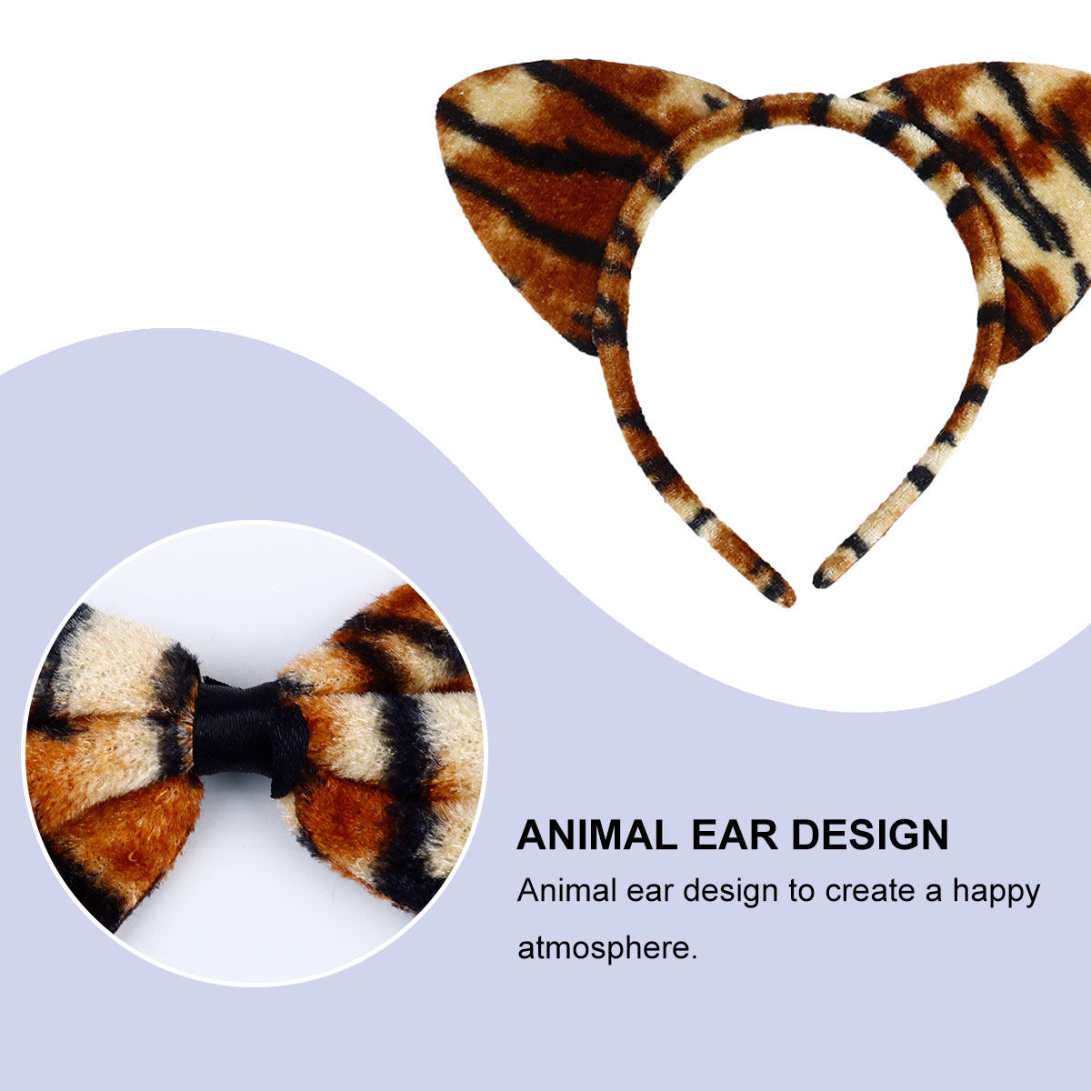 2Set Animal Ear Headband Bow T - Cosplay Material For Prop reseña y precio