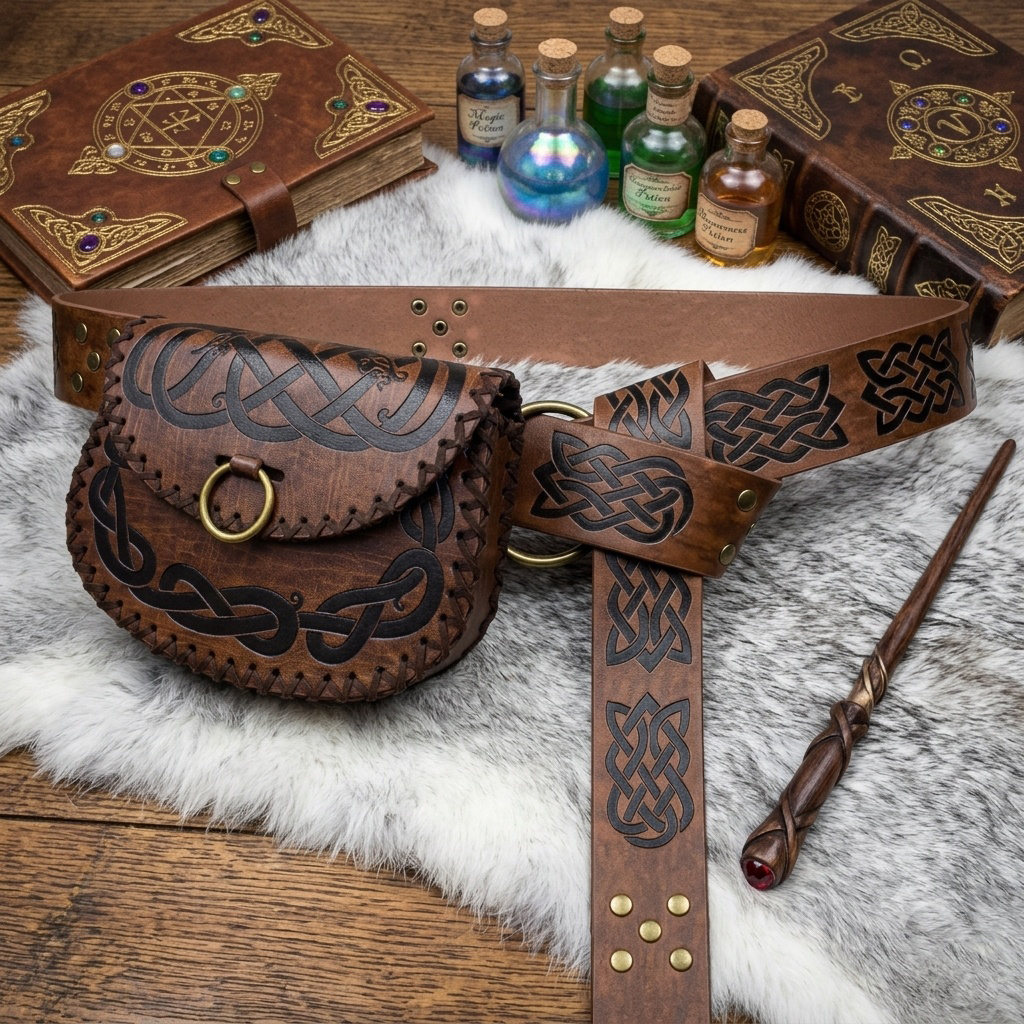 Medieval Viking Embossed Leath - Cosplay Prop Patterns reseña y precio