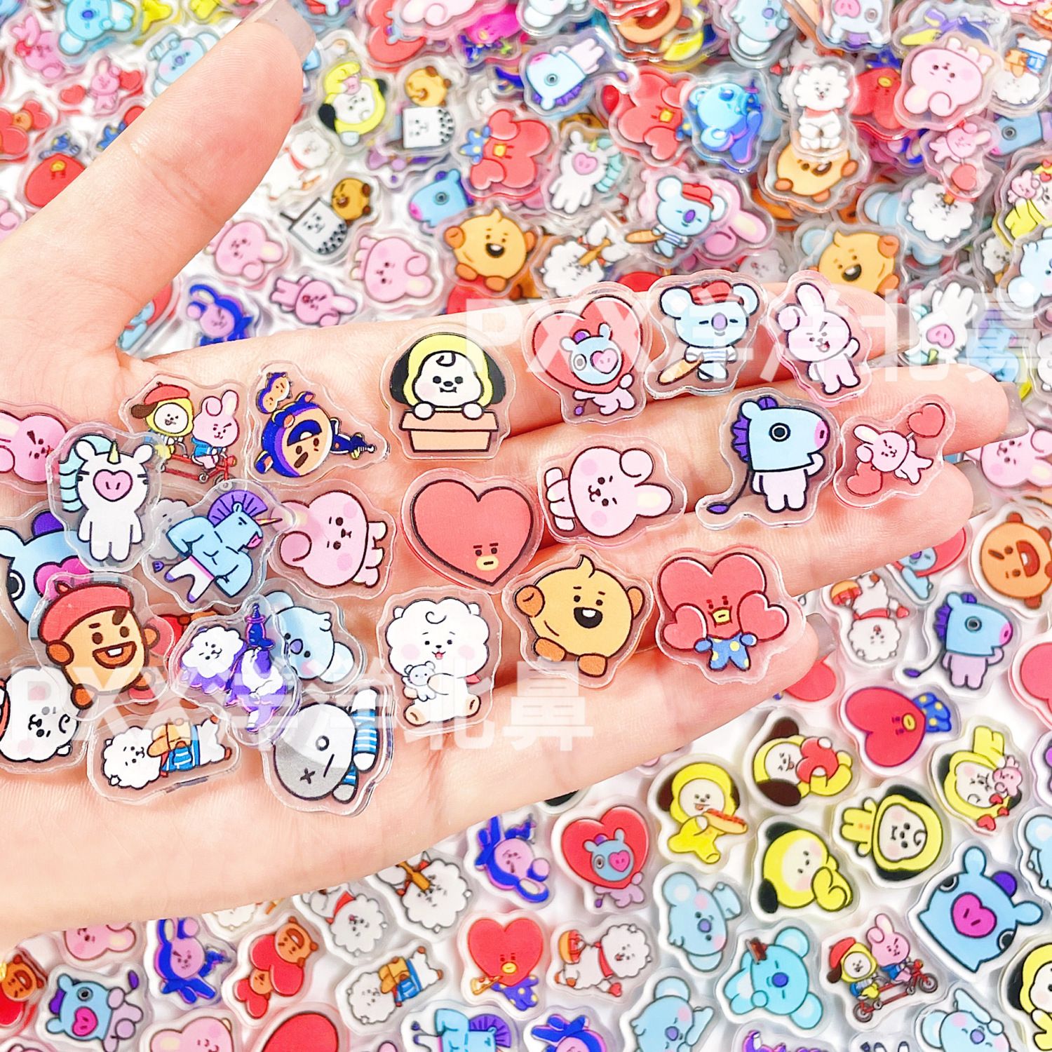 100pcs BT21 BTS single-layer 2 - Cosplay Material For Prop reseña y precio
