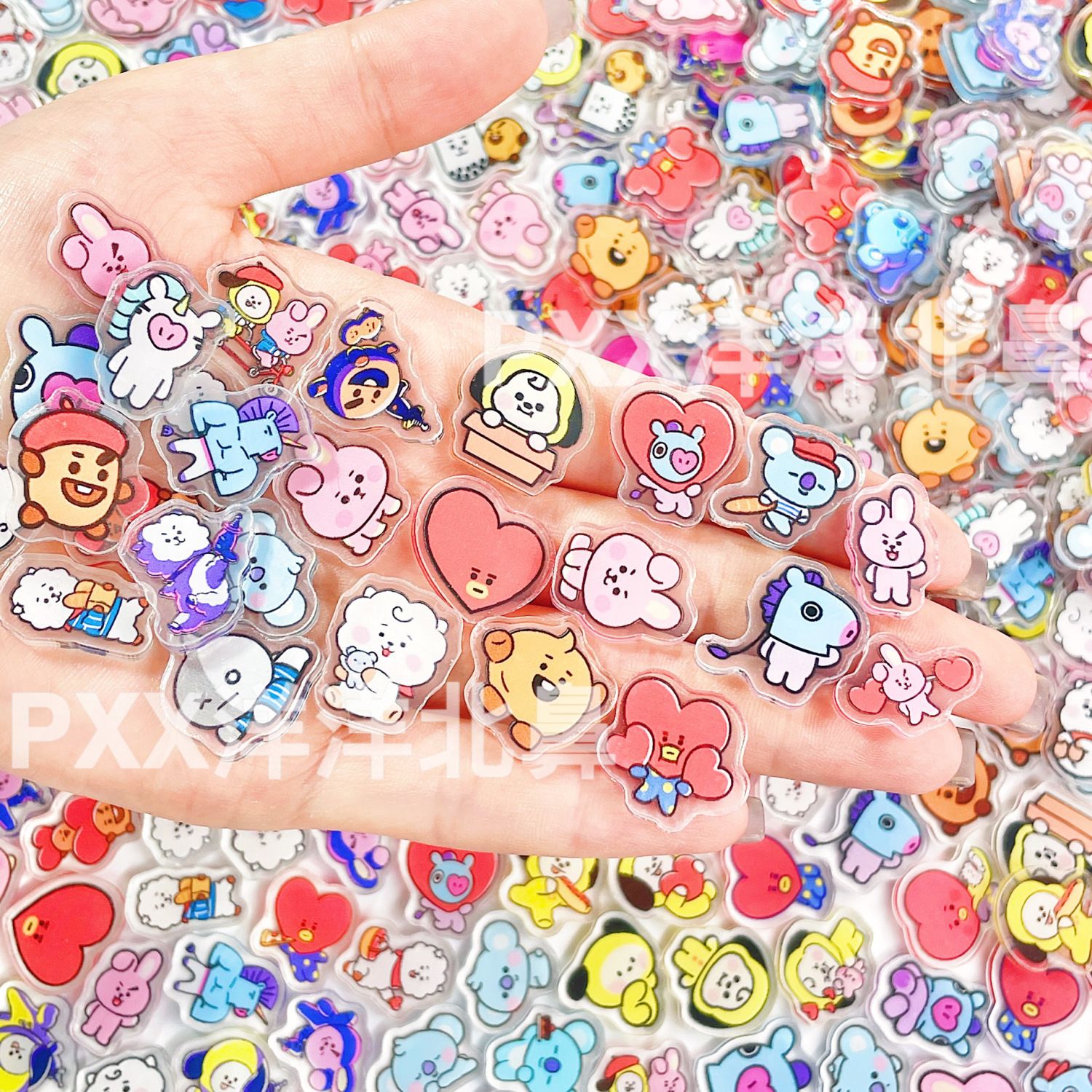 100pcs BT21 BTS single-layer 2 - Cosplay Material For Prop reseña y precio