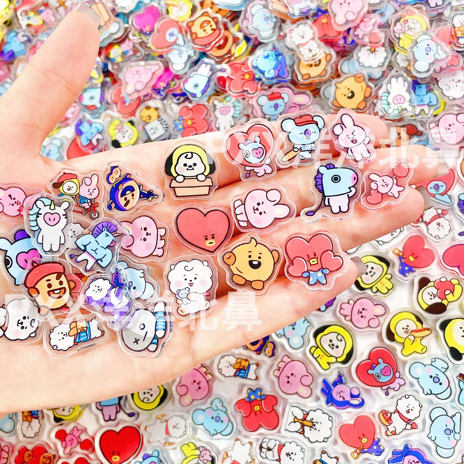 100pcs BT21 BTS single-layer 2 - Cosplay Material For Prop reseña y precio